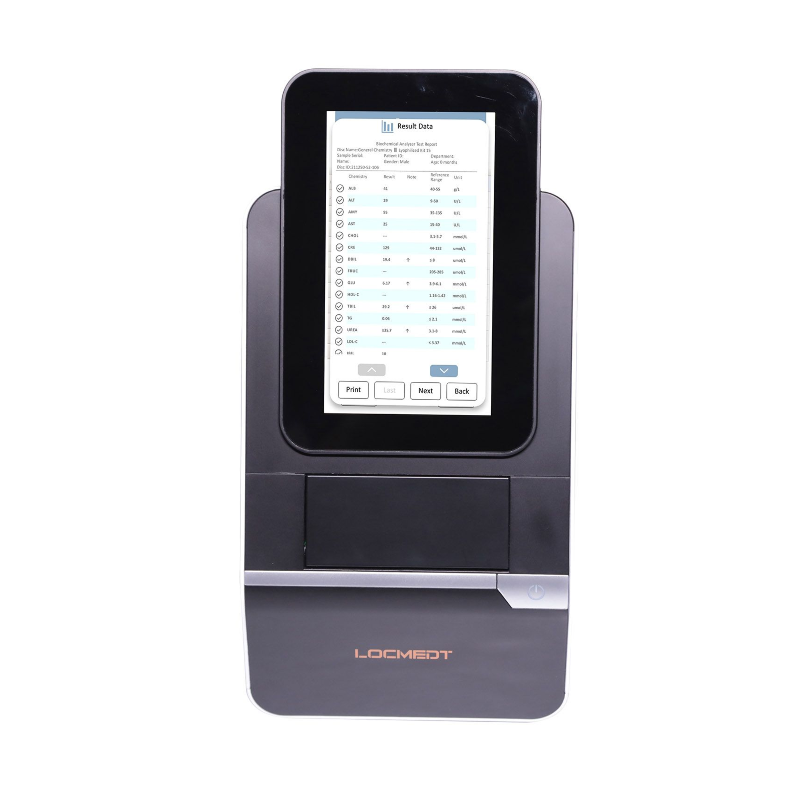 LOCMEDT® LOC-200 Automatic Biochemistry Analyzer - Image 3